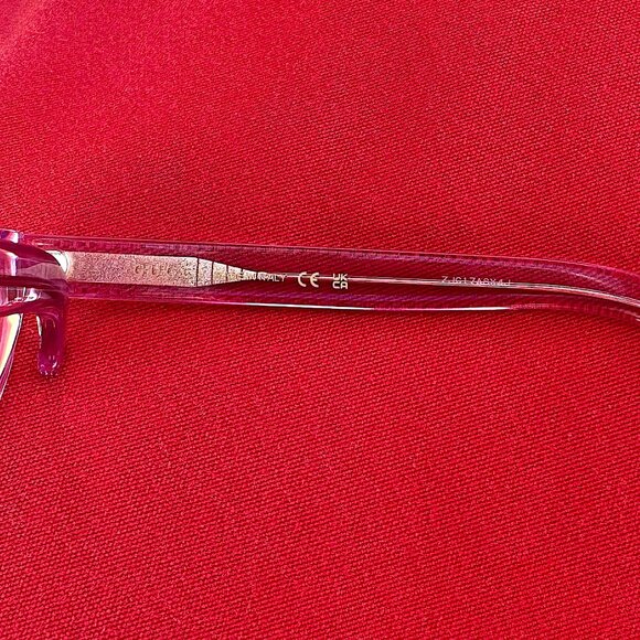 Gucci 1521S 004 Violet Violet Brown Sunglasses Women T140 - Picture 8 of 12